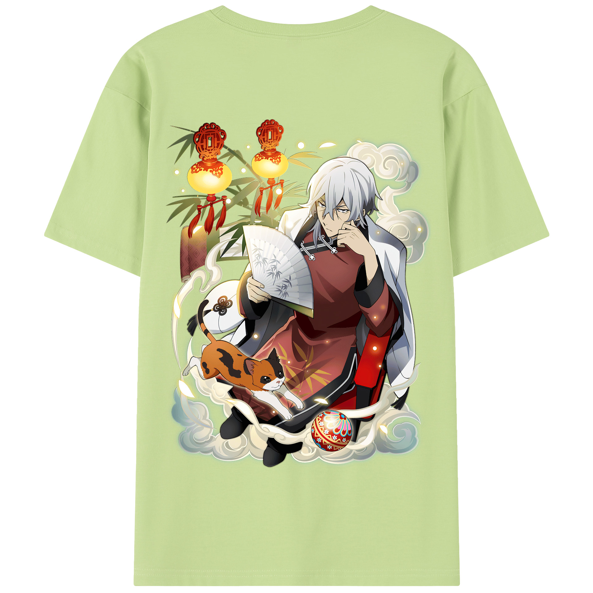 （画像用） 文豪ストレイドッグス Bungo Stray Dogs 綿100％半袖Tシャツ（背面プリント）